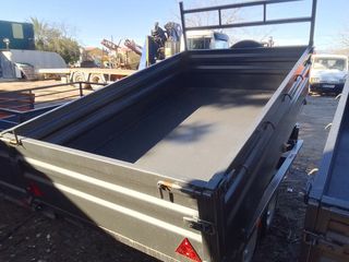 Remolque basculante 2 ejes para coche