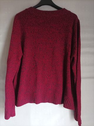 Maglione H&M Divided Rosso Melange Taglia L