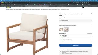 Conjunto Exterior Ikea Sofá y 2 Butacas