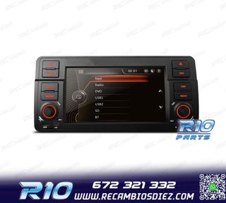 RADIO NAVEGADOR 7" BMW SERIE 3 E46 98-06 USB GPS TACTIL HD T