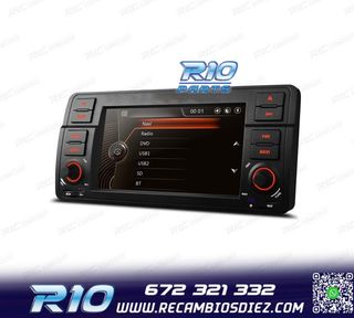 RADIO NAVEGADOR 7" BMW SERIE 3 E46 98-06 USB GPS TACTIL HD T