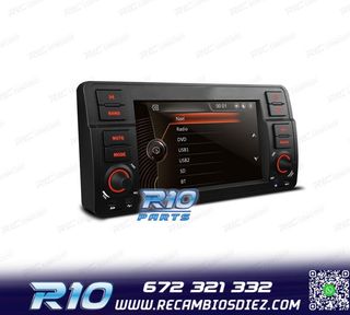 RADIO NAVEGADOR 7" BMW SERIE 3 E46 98-06 USB GPS TACTIL HD T