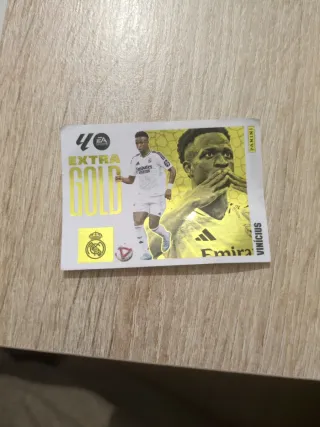 Cromo Vinicius Extra Gold Panini