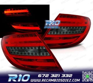 PILOTOS MERCEDES W204 07-10 LED ROJO AHUMADO