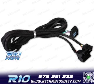 CABLE DE 6 METROS ISO COCHES BMW CON CONEXIÓN EN EL MALETER