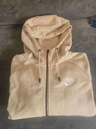 Chaqueta Nike Beige Cremallera
