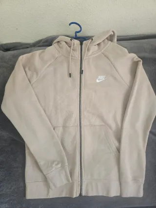 Chaqueta Nike Beige Cremallera