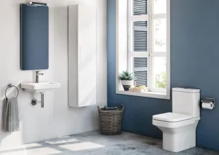 Pack WC Roca Alpine Tapa Amortiguada Blanco