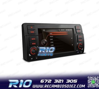 RADIO NAVEGADOR 7" BMW SERIE 3 E46 98-06 USB GPS TACTIL HD T