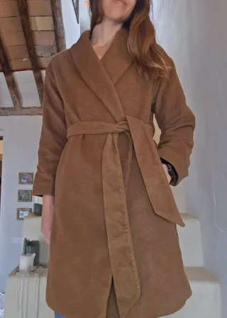 Abrigo largo marrón