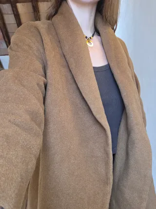 Abrigo largo marrón