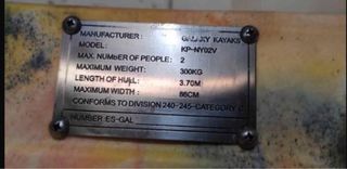 Kayak Doble Galaxy Tandem Vista