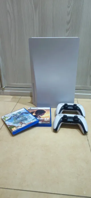 Consola PlayStation 5 + 2 Juegos + Mandos