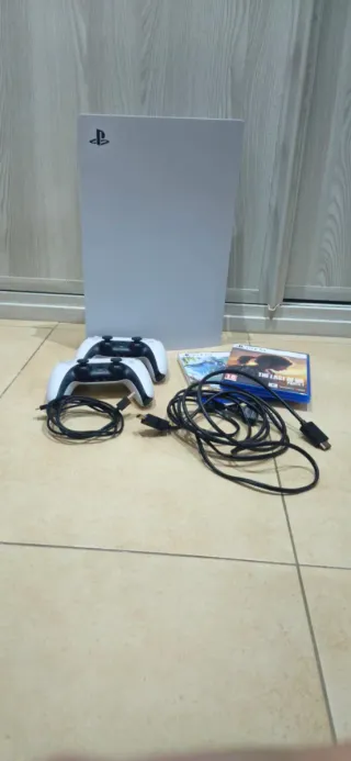 Consola PlayStation 5 + 2 Juegos + Mandos