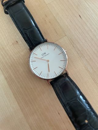 Reloj Daniel Wellington Negro/Dorado
