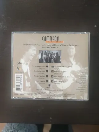 CD Camaron de la Isla Paris 1987