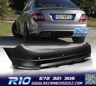 PARAGOLPES TRASERO MERCEDES CLASE C W204 07-11 LOOK AMG