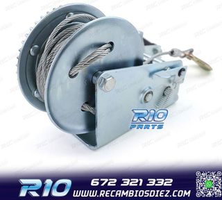 CABRESTANTE PROFESIONAL 1500KG Y 10 METROS