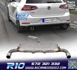 SILENCIOSO ESCAPE VOLKSWAGEN VW GOLF 7 7.5 12-20 LOOK GTI