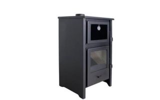 Estufa de Leña  Quartz con Horno 9kW VAL1006