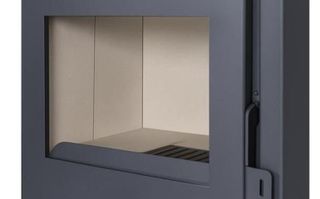 Estufa de Leña  Quartz con Horno 9kW VAL1006