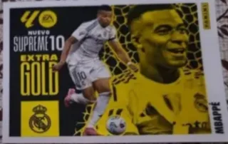Cromo Mbappe Supreme 10 Extra Gold