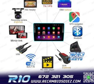 RADIO 9" GPS ANDROID 13 QUAD CORE 64GB ROM