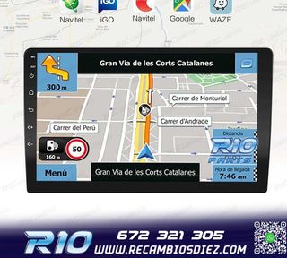 RADIO 9" GPS ANDROID 13 QUAD CORE 64GB ROM