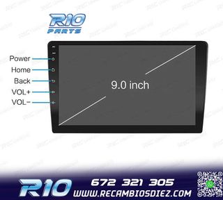 RADIO 9" GPS ANDROID 13 QUAD CORE 64GB ROM