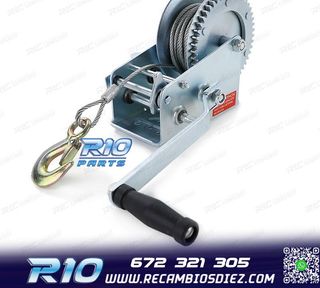 CABRESTANTE PROFESIONAL 1500KG Y 10 METROS