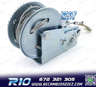 CABRESTANTE PROFESIONAL 1500KG Y 10 METROS