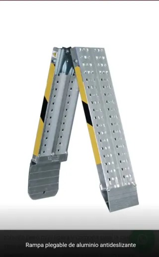 Rampas plegables aluminio