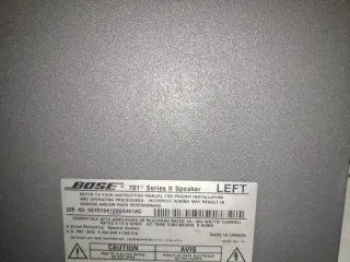 Altavoces Bose Negros y Grises