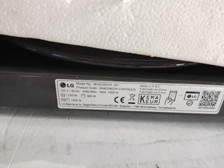 LG MH6336GIH,Microondas combinado, 23 L. Blanco.