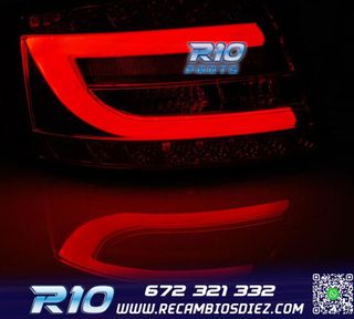 PILOTOS AUDI A6 C6 04-08 SEDAN LED NEGROS 7PIN