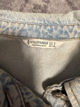 Vestido vaquero azul con cinturón