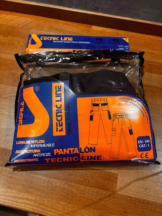 Pantalón de trabajo Tecnic Line Nylon Negro