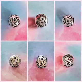 CHARMS LETRAS PLATA NUEVOS A ELEGIR