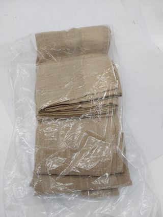 PONY DANCE Cortinas Dormitorio Cortas (140x160 cm) Cortinas Translucidas con Aspecto de Lino Visillos Cortas para Ventanas 2