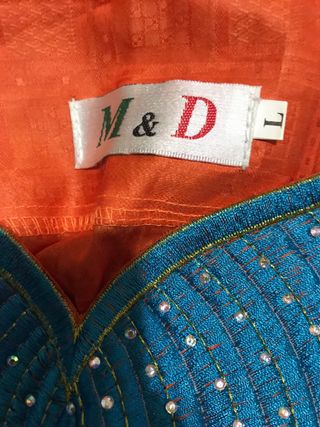 Vestido étnico talla única