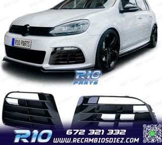 REJILLAS VOLKSWAGEN VW GOLF 6 08-12 LOOK R20 NEGRO BRILLO