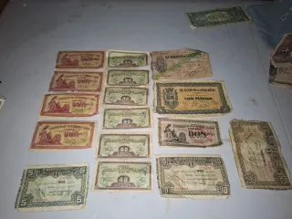 Lote Billetes Antiguos España