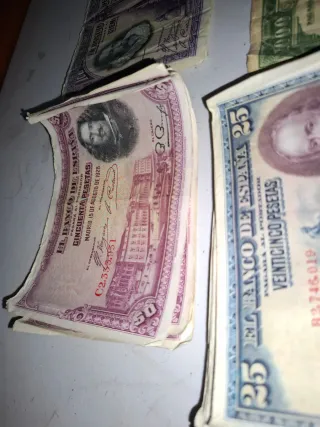 Lote Billetes Antiguos España