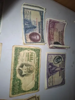 Lote Billetes Antiguos España