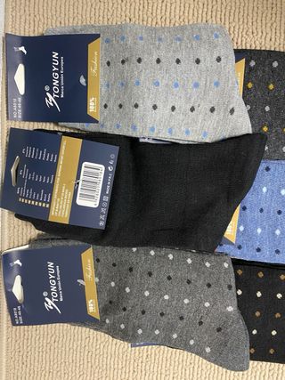 6 Calcetines Talla 40-46 Lunares