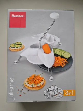 Rallador y Rebanador Giratorio Metaltex