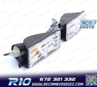 INTERMITENTES FRONTALES BMW E30 87-93 FONDO CROMO