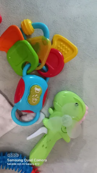 Lote Juguetes Bebé y Peluche Manta