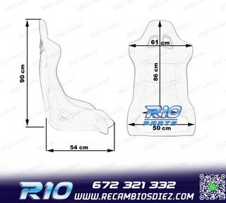 ASIENTO BAQUET SPEEDWAY NEGRO ESTILO EVO