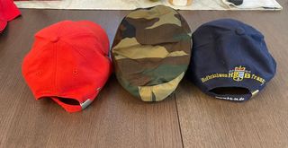 Set 3 cappellini Villacher, hb e militare